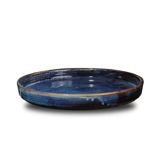 Furtino England Midnight Blue 10"/25.5cm Porcelain Round Plate - HorecaStore