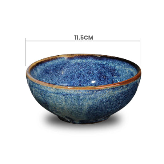Furtino England Midnight Blue 4.5"/11.5cm Porcelain Round Bowl - HorecaStore