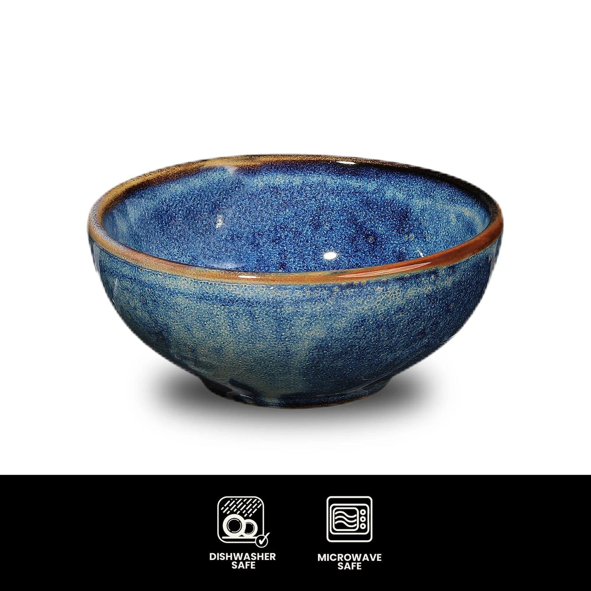 Furtino England Midnight Blue 4.5"/11.5cm Porcelain Round Bowl - HorecaStore