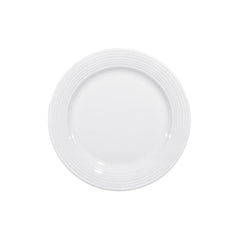 Furtino England Row 25.5cm/10" White Porcelain Flat Plate