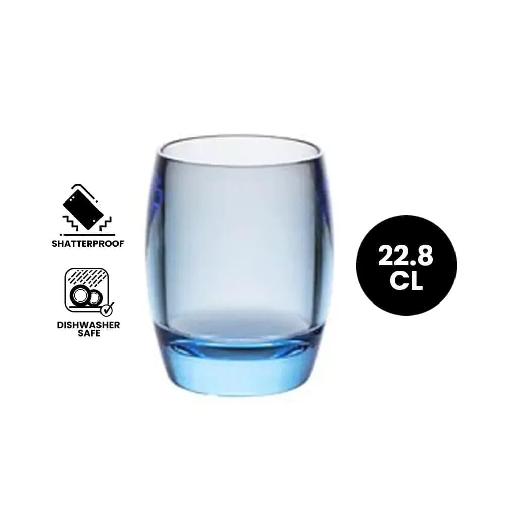 Furtino Polycarbonate Tumbler Glass, 22.8 cl, Pack of 6 - HorecaStore