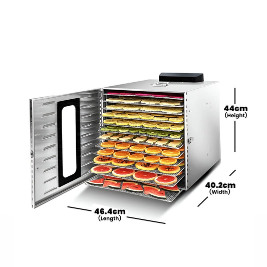 Gammo Food Dryer 12 Shelves, 1000 W, 46.4 x 40.2 x 44 cm