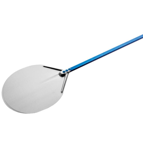 GI Metal AF-32R/120 Aluminium Pizza Peel 32 X 32 CM Oval Head with 120CM Handle