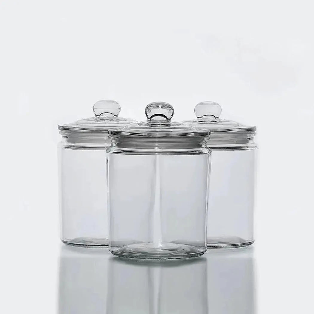 Glass Storage Container 2.0 L, BPA-Free, Non-toxic. Wide opening, Clear