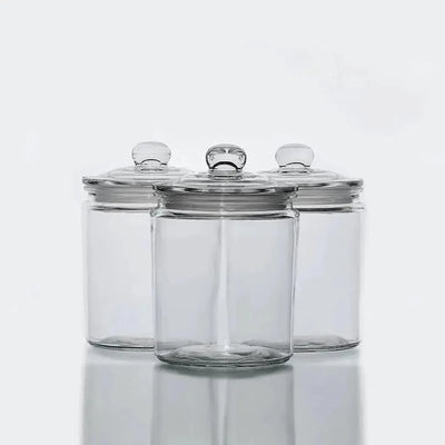 Glass Storage Container 2.0 L, BPA-Free, Non-toxic. Wide opening, Clear