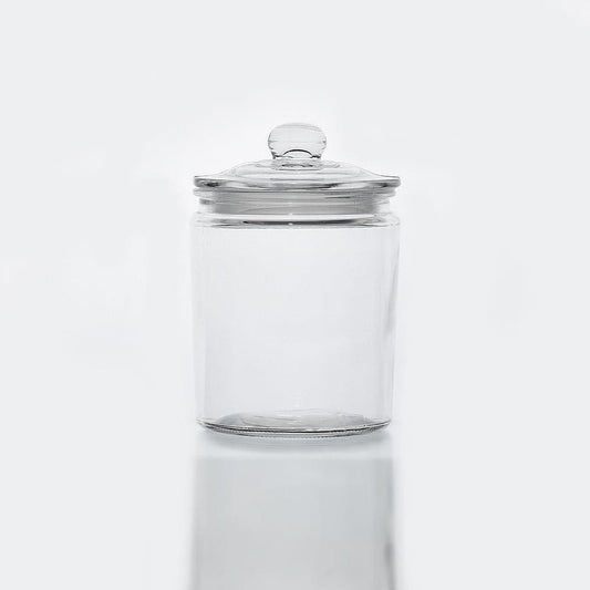 Glass Storage Container 2.0 L, BPA-Free, Non-toxic. Wide opening, Clear - HorecaStore