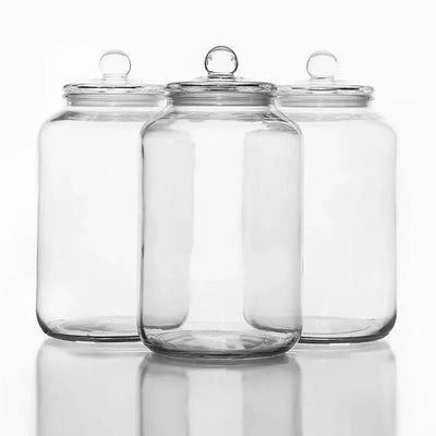 Glass Storage Container 6.0 L, BPA-Free, Non-toxic. Wide opening, Clear