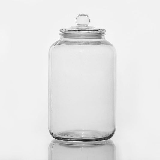 Glass Storage Container 6.0 L, BPA-Free, Non-toxic. Wide opening, Clear - HorecaStore
