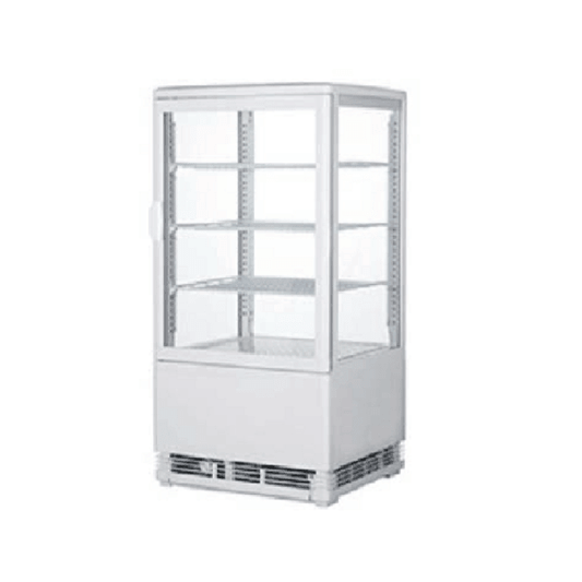 Honthink 4G800 Cold showcase White Mirror Frame With Front Pulling Door, 45 L Capacity 180 W, 43 x 38 x 88 cm - HorecaStore