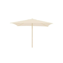 Gymkhana Marbella Outdoor Centre Pole Umbrella without Base, Wood Print/Beige, 250x250x263 cm