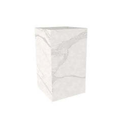 Gymkhana Outdoor High Cube Planter, Statuario Matt, 46x46x80 cm