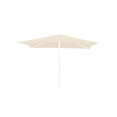 Gymkhana Palma Outdoor Centre Pole Umbrella without Base, White/Beige, 300x300x273 cm