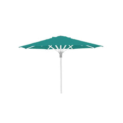 Gymkhana Valencia Outdoor Centre Pole Umbrella without Base, White/Turquoise, 210x240 cm