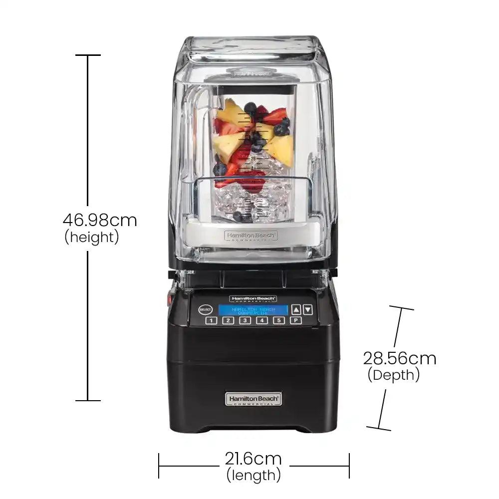 Hamilton Beach HBH755 Eclipse Blender Noise Reduces 2 Liters 1000W   HorecaStore