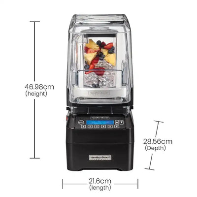 Hamilton Beach HBH755 Eclipse Blender Noise Reduces 2 Liters 1000W   HorecaStore