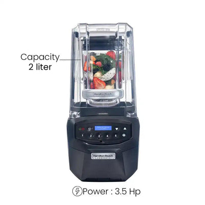 Hamilton Beach HBH855 Summit Blender Sound Enclosure 1.4 Liters 2610W   HorecaStore