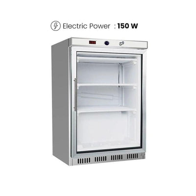 Forcar G-HF200G Single Display Freezer With Glass Door 130 Liter 150W - HorecaStore