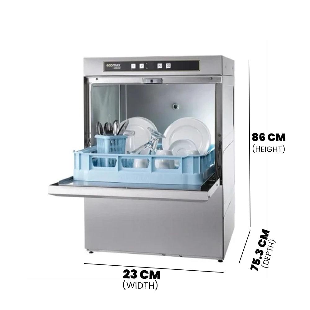 Hobart ECOMAX F504-10B Under Counter Dishwasher 25 Liter Tank 5.9 kW 1HP - HorecaStore