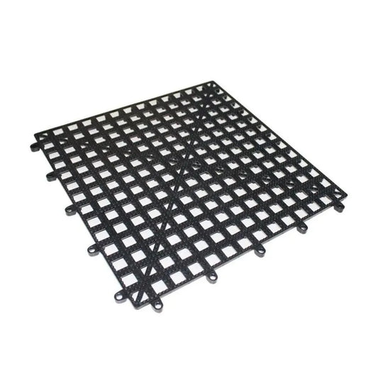 THS BAH1008 Black Silicone Interlock Bar Mat 31X31cm