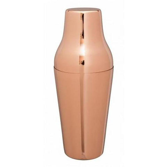 THS BAH1016 Copper Polished Cocktail Shaker 2-Pieces, 60cl - HorecaStore