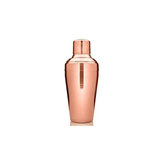 THS BAH1018 Premium Copper Polished 3-Pieces Baron Cocktail Shaker, 51cl