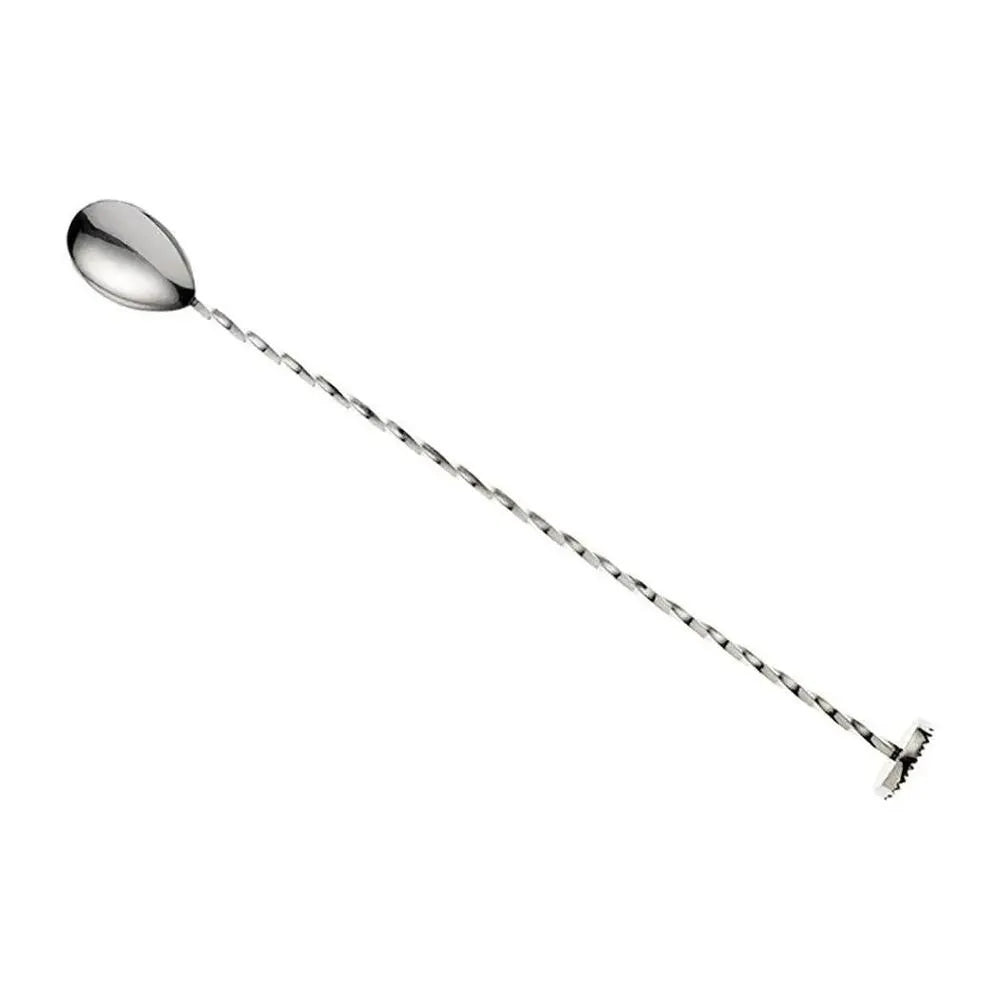 THS BAH1057 Stainless Steel Bar Spoon With Muddler 11 Inches