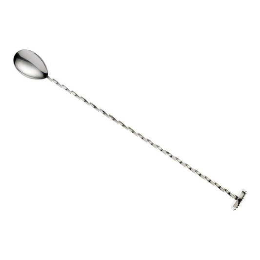THS BAH1060 Stainless Steel Bar Spoon With Muddler 16 Inches - HorecaStore