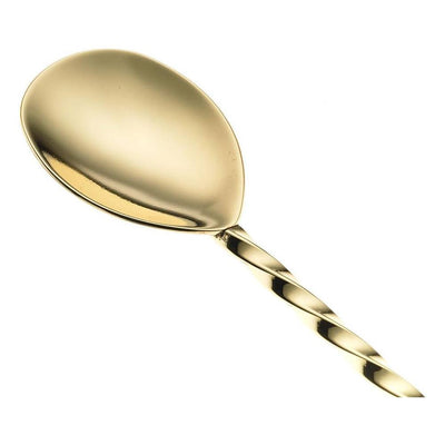 THS BAH1062 Gold Plated Bar Spoon With Muddler 16 Inches