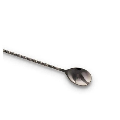 THS BAH1069 Gunmetal Black Plated Bar Spoon With Buddler 11 Inches