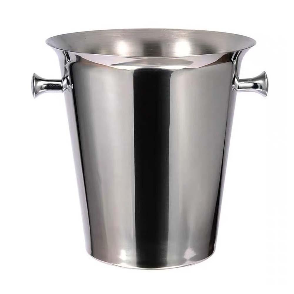 THS BAH1075 Vendome Premium Stainless Steel Wine Bucket With Knobs, H22cm*D21.5, 5L