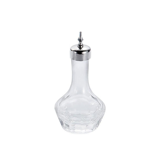 THS BAH1084 Bevelled Glass Bottle, 50ml - HorecaStore