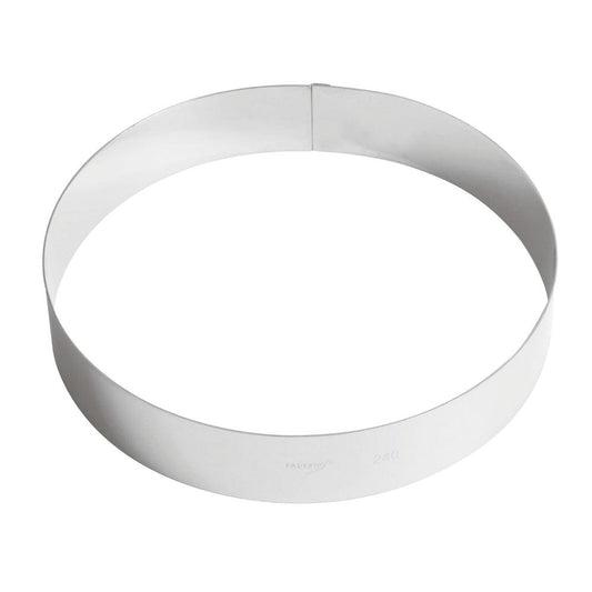THS Stainless Steel Pudding Ring H 3.5 X Ø 14CM   HorecaStore