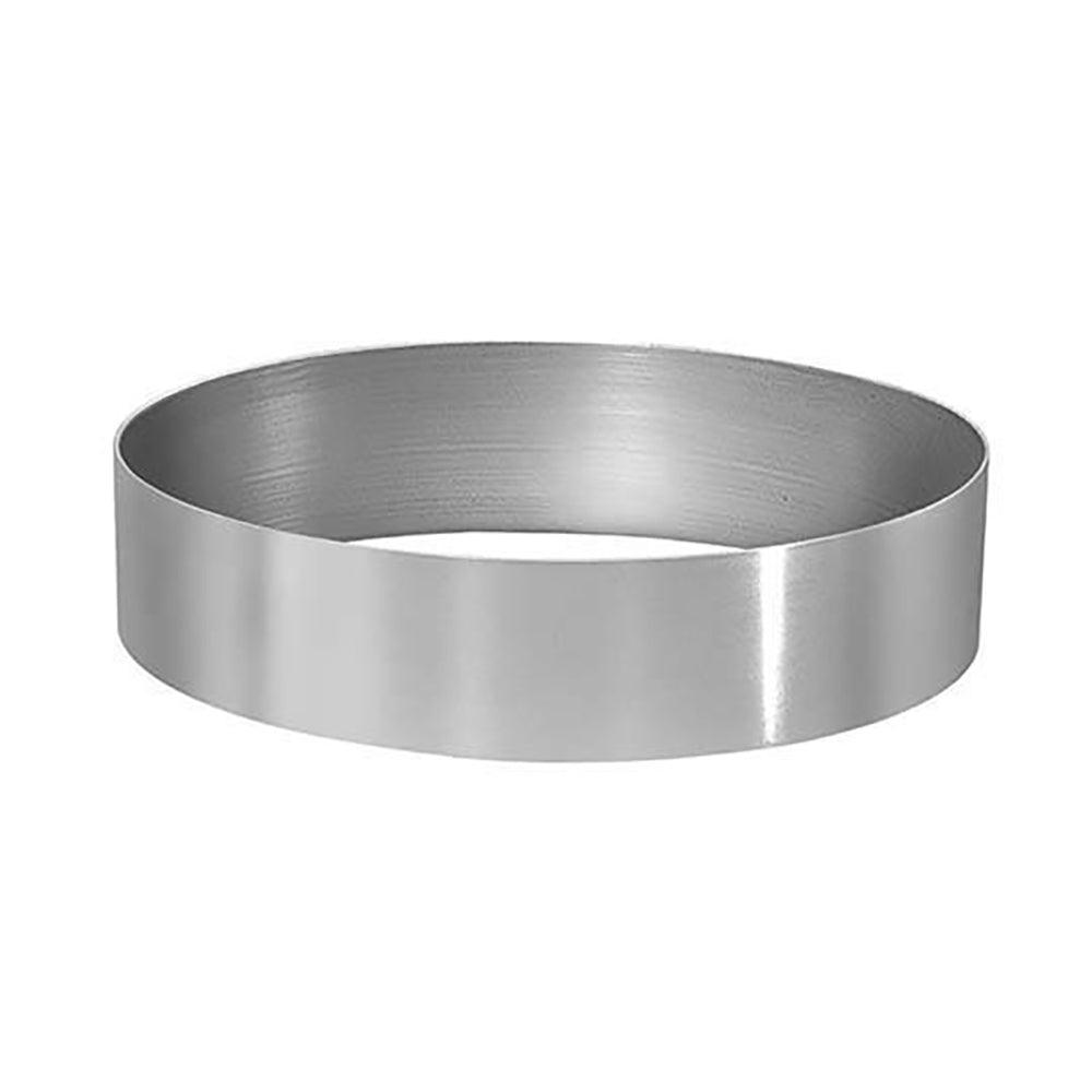 THS Stainless Steel Round Ice Cream Ring Ø16.5CM, H 4.5CM - HorecaStore