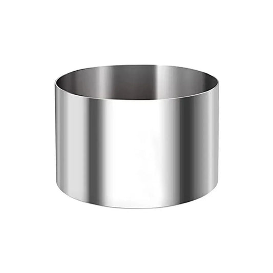 THS Stainless Steel Round Mousse Ring Ø 8CM, H 4.5CM