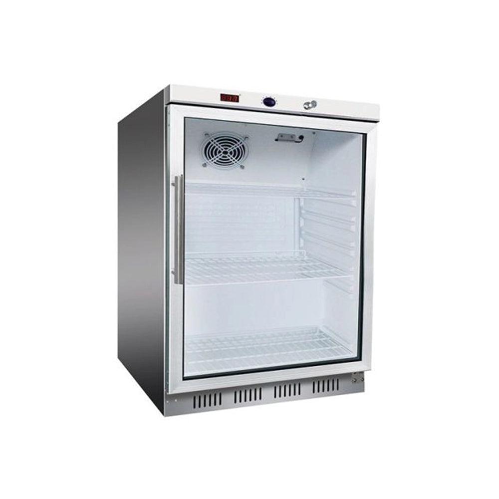 Forcar G-HR200G Single Display Bar Chiller With Glass Door 130 Liter 150W - HorecaStore