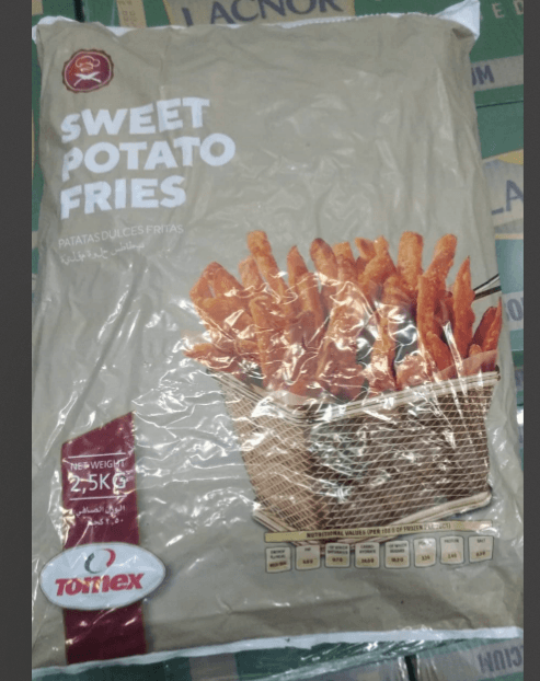 Sweet Potato Fries 4 X 2.5 KG   HorecaStore