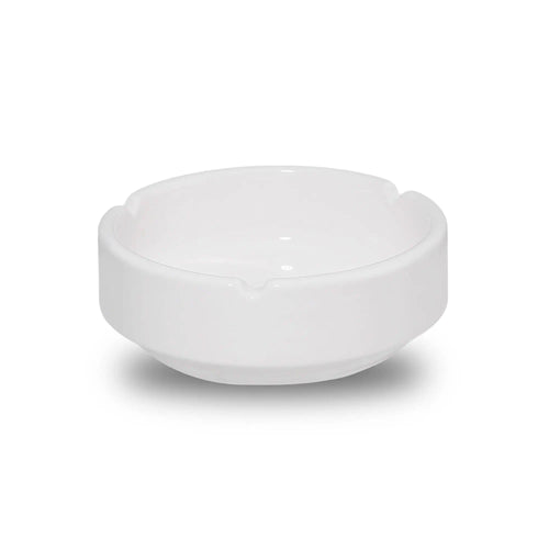 Furtino England Finesse White Round Porcelain Ashtray