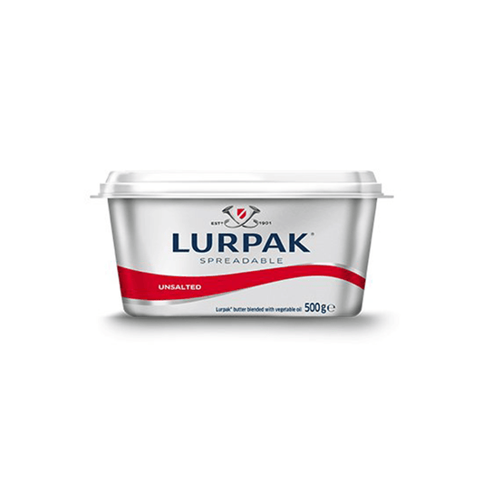 Lurpak Unsalted Butter 20 X 500 grams - HorecaStore