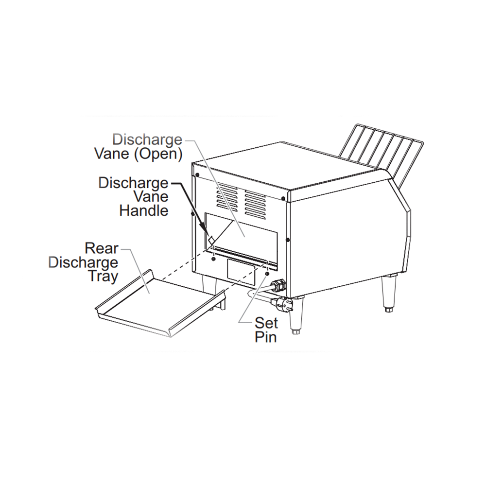 hatco corp toast max conveyer toaster 1900 2300 w 37 x 43 x 38 7 cm