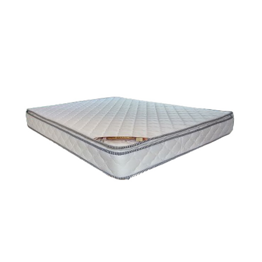 5 star spring super king bed poly cotton mattress 200 x 200cm