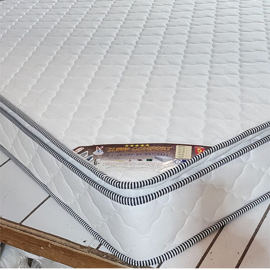 5 star spring queen bed poly cotton mattress 150 x 200cm