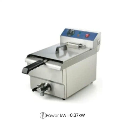 THS EF-131V Electric Deep Fryer, Oil Capacity 13 Liters 3.3 kW, 36 x 54.5 x 38.5 cm - HorecaStore