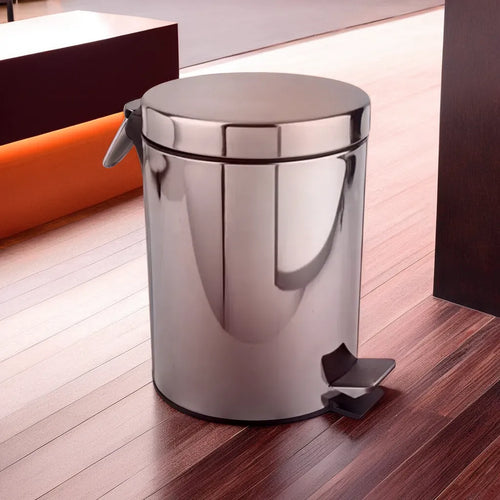 THS AF07331 Grey Garbage Pedal Bin 45L