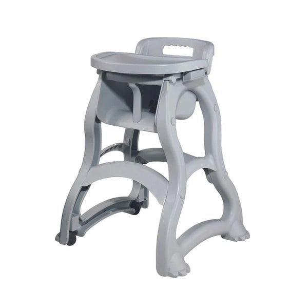 Jiwins Plastic Baby Dinner Chair with Tray Grey, 68 x 58.5 cm