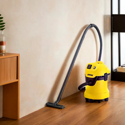 Karcher WD 3 Multipurpose Wet & Dry Metal Body Vacuum Cleaner 1000W, 17L, Yellow/Black