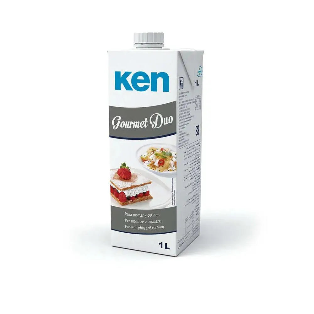 Ken Gourmet Duo UHT Treated Cook and Whip Cream, 1 L x 12 packs