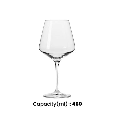 krosno avant garde chardonnay white wine glass 460 ml set of 6