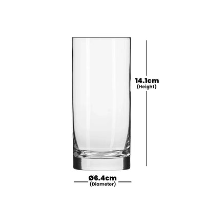 krosno balance long drink glass 300 ml set of 6