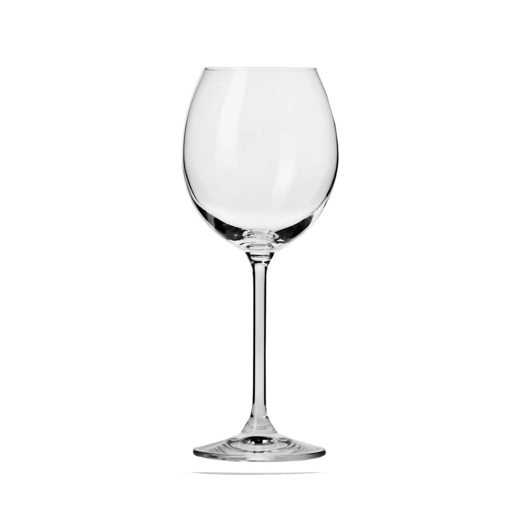 krosno venezia red wine glass 350 ml set of 6