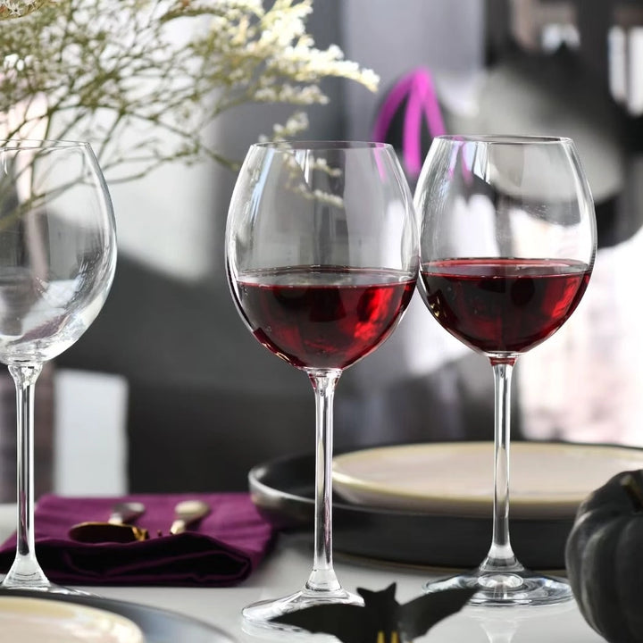 krosno venezia red wine glass 350 ml set of 6